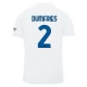 Inter Mediolan Koszulka Piłkarska 2023-24 Dumfries #2 Wyjazdowa Męska