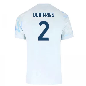 Inter Mediolan Koszulka Piłkarska 2025-26 Dumfries #2 Wyjazdowa Męska
