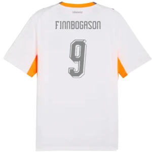 Islandia Koszulka Piłkarska 2026 Finnbogason #9 Wyjazdowa Męska