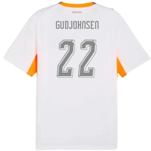 Islandia Koszulka Piłkarska 2026 Gudjohnsen #22 Wyjazdowa Męska