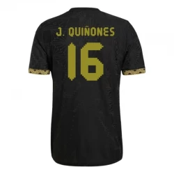 J. Quinones #16 Koszulki Piłkarskie Meksyk 2025 Black Gold Cup Trzecia Męska