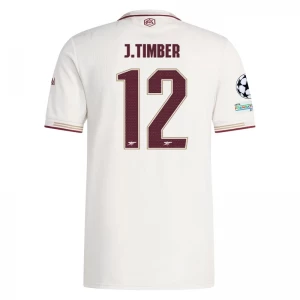 J. Timber #12 Koszulki Piłkarskie Arsenal FC 2025-26 Champions League Trzecia Męska