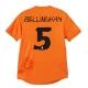 Jude Bellingham #5 Koszulki Piłkarskie Real Madryt 2023-24 x Y3 Orange Fourth Męska