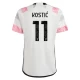 Juventus FC Koszulka Piłkarska 2023-24 Kostic #11 Wyjazdowa Męska