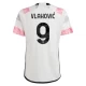 Juventus FC Koszulka Piłkarska 2023-24 Vlahovic #9 Wyjazdowa Męska
