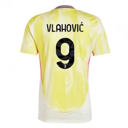 Juventus FC Koszulka Piłkarska 2024-25 Vlahovic #9 Wyjazdowa Męska