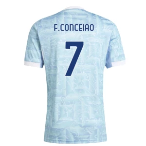 Juventus FC Koszulka Piłkarska 2025-26 F. Conceiao #7 Wyjazdowa Męska