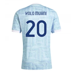 Juventus FC Koszulka Piłkarska 2025-26 Randal Kolo Muani #20 Wyjazdowa Męska