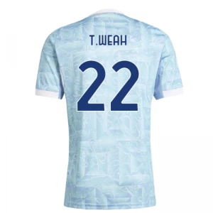 Juventus FC Koszulka Piłkarska 2025-26 T. Weah #22 Wyjazdowa Męska