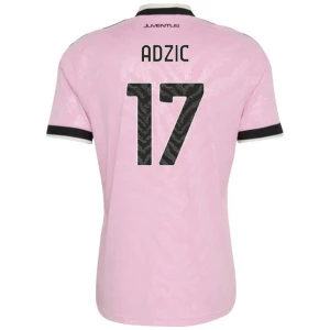 Juventus FC Koszulka Piłkarska 2026-27 Adzic #17 Wyjazdowa Męska