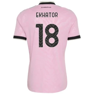 Juventus FC Koszulka Piłkarska 2026-27 Ekhator #18 Wyjazdowa Męska