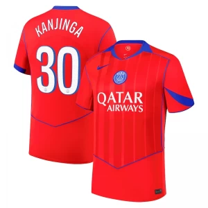 Kanjinga #30 Koszulki Piłkarskie Paris Saint-Germain PSG 2025-26 Trzecia Męska