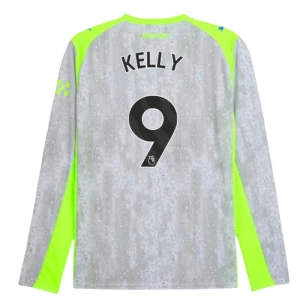 Kelly #9 Koszulki Piłkarskie Manchester City 2025-26 Trzecia Męska Długi Rękaw
