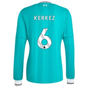 Kerkez #6 Koszulki Piłkarskie Liverpool FC 2025-26 Trzecia Męska Długi Rękaw