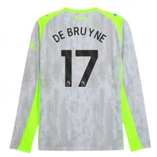 Kevin De Bruyne #17 Koszulki Piłkarskie Manchester City 2025-26 Trzecia Męska Długi Rękaw