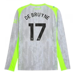 Kevin De Bruyne #17 Koszulki Piłkarskie Manchester City 2025-26 Trzecia Męska Długi Rękaw