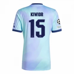Kiwior #15 Koszulki Piłkarskie Arsenal FC 2024-25 UCL Trzecia Męska