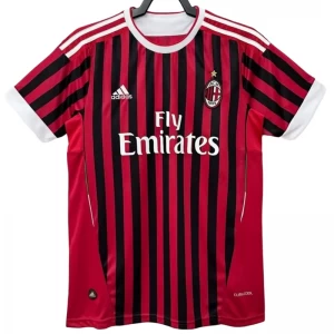 Koszulka AC Milan Retro 2011-12 Domowa Męska