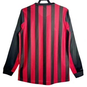 Koszulka AC Milan Retro 2013-14 Domowa Męska Długi Rękaw