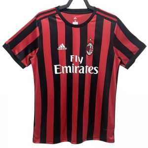 Koszulka AC Milan Retro 2017-18 Domowa Męska