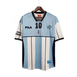 Koszulka Argentyna Diego Maradona #10 Retro 2001 Domowa Męska