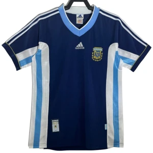 Koszulka Argentyna Retro 1998 Wyjazdowa Męska