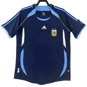 Koszulka Argentyna Retro 2006 Wyjazdowa Męska