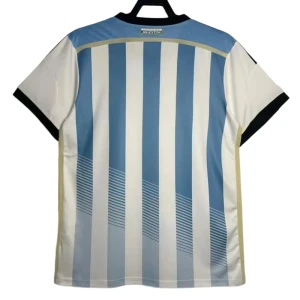 Koszulka Argentyna Retro 2014 Domowa Męska