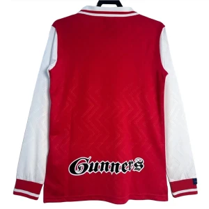 Koszulka Arsenal FC Retro 1996-97 Domowa Męska Długi Rękaw