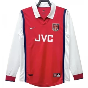 Koszulka Arsenal FC Retro 1998-99 Domowa Męska Długi Rękaw