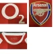 Koszulka Arsenal FC Retro 2002-03 Domowa Męska Długi Rękaw