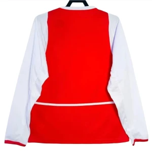 Koszulka Arsenal FC Retro 2002-04 Domowa Męska Długi Rękaw