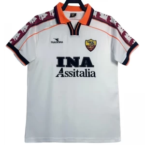 Koszulka AS Roma Retro 1998-99 Wyjazdowa Męska