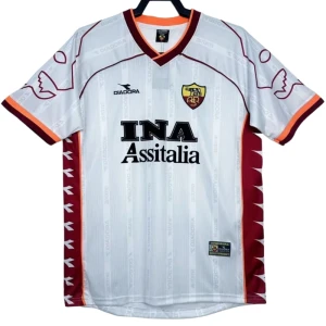 Koszulka AS Roma Retro 1999-00 Wyjazdowa Męska