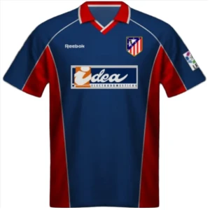 Koszulka Atlético Madryt 2000-01 Wyjazdowa