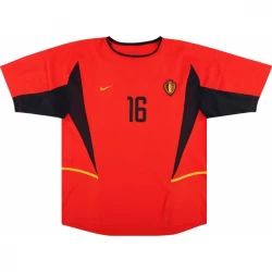 Koszulka Belgia 2002 Mistrzostwa Świata Domowa