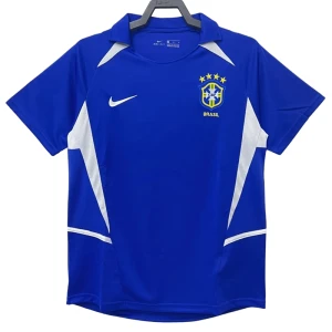 Koszulka Brazylia Retro 2002 Wyjazdowa Męska