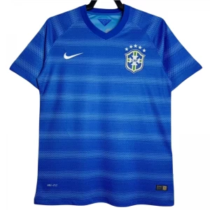 Koszulka Brazylia Retro 2014 Wyjazdowa Męska