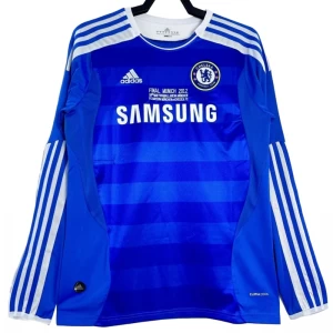 Koszulka Chelsea FC Champions League Final Retro 2011-12 Domowa Męska Długi Rękaw