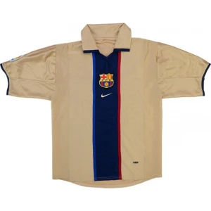 Koszulka FC Barcelona 2001-02 Wyjazdowa
