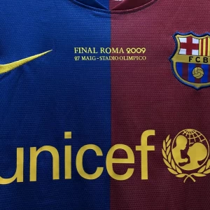 Koszulka FC Barcelona Champions League Final Retro 2008-09 Domowa Męska