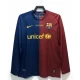 Koszulka FC Barcelona Champions League Finale Retro 2008-09 Domowa Męska Długi Rękaw