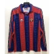 Koszulka FC Barcelona Retro 1996-97 Domowa Męska Długi Rękaw
