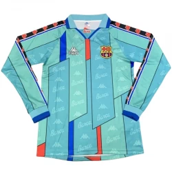 Koszulka FC Barcelona Retro 1996-97 Wyjazdowa Męska Długi Rękaw