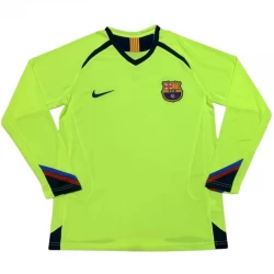 Koszulka FC Barcelona Retro 2005-06 Wyjazdowa Męska Długi Rękaw