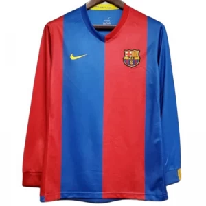 Koszulka FC Barcelona Retro 2006-07 Domowa Męska Długi Rękaw