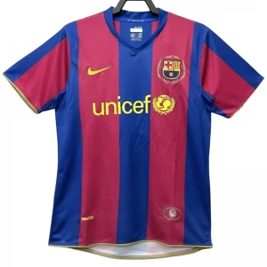 Koszulka FC Barcelona Retro 2007-08 Domowa Męska
