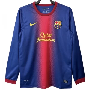 Koszulka FC Barcelona Retro 2012-13 Domowa Męska Długi Rękaw