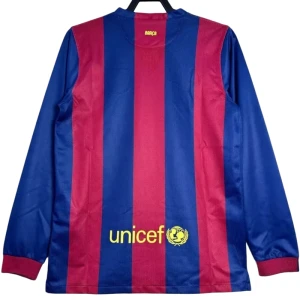 Koszulka FC Barcelona Retro 2014-15 Domowa Męska Długi Rękaw