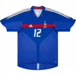 Koszulka Francja 2004 Mistrzostwa Europy Domowa